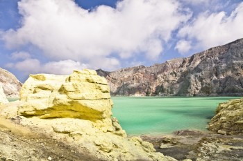 Cratere Kawah Ijen Java Indonesie