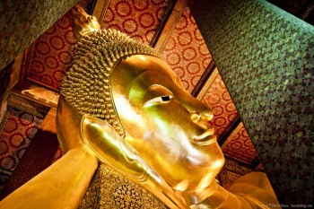 Bouddha couche Wat Pho Bangkok Thailande