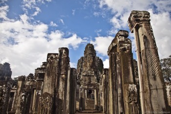 Temple de Bayon, Angkor, Cambodge