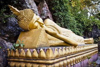 Bouddha couché, Luang Prabang, Laos